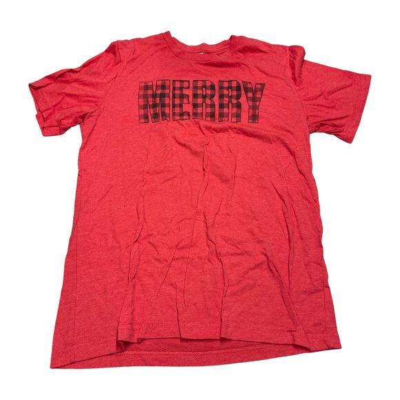 Bella + Canvas T-Shirt Women’s Large Red Cotton Crew Neck Short Sleeve Pullover - Picture 1 of 7